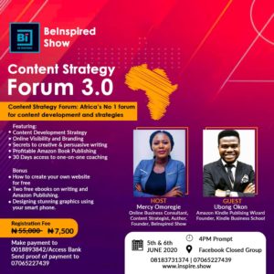 Content Strategy Forum by BeInspired Show